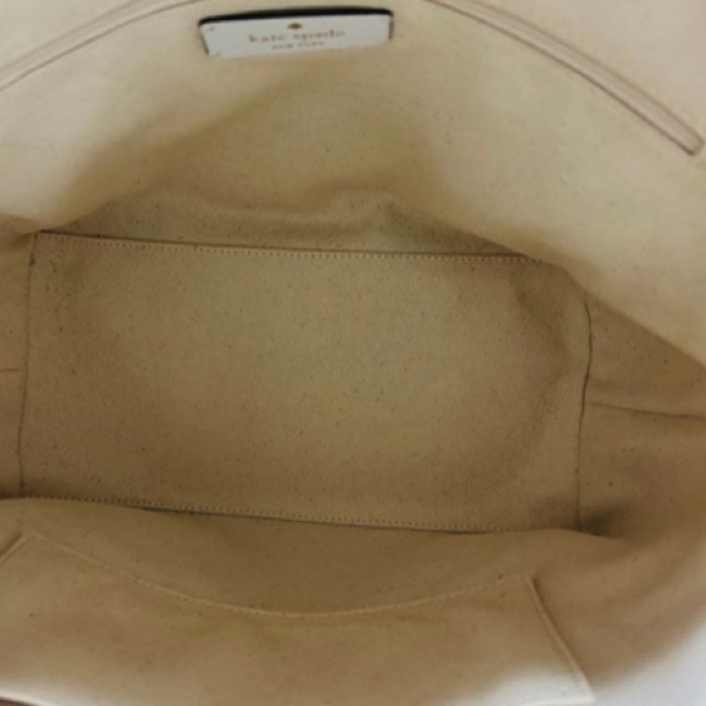 Kate Spade Straw Tote w/Strawberry Appliqué and Scarf - Picture 5 of 5